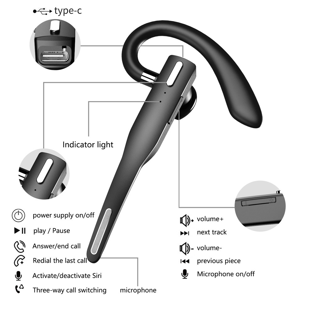 TS-525 Business single ear simplified version