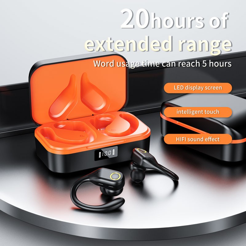 TS10 Noise reduction series ANC+ENC noise reduction sports ear-mounted TWS