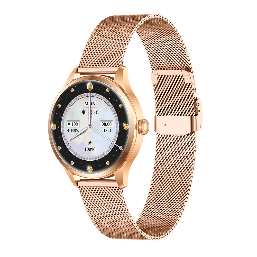 TS-10 MAX luxury 1.19 inchs AMOLED smart watch ip68 stainless steel fashion women smart watches