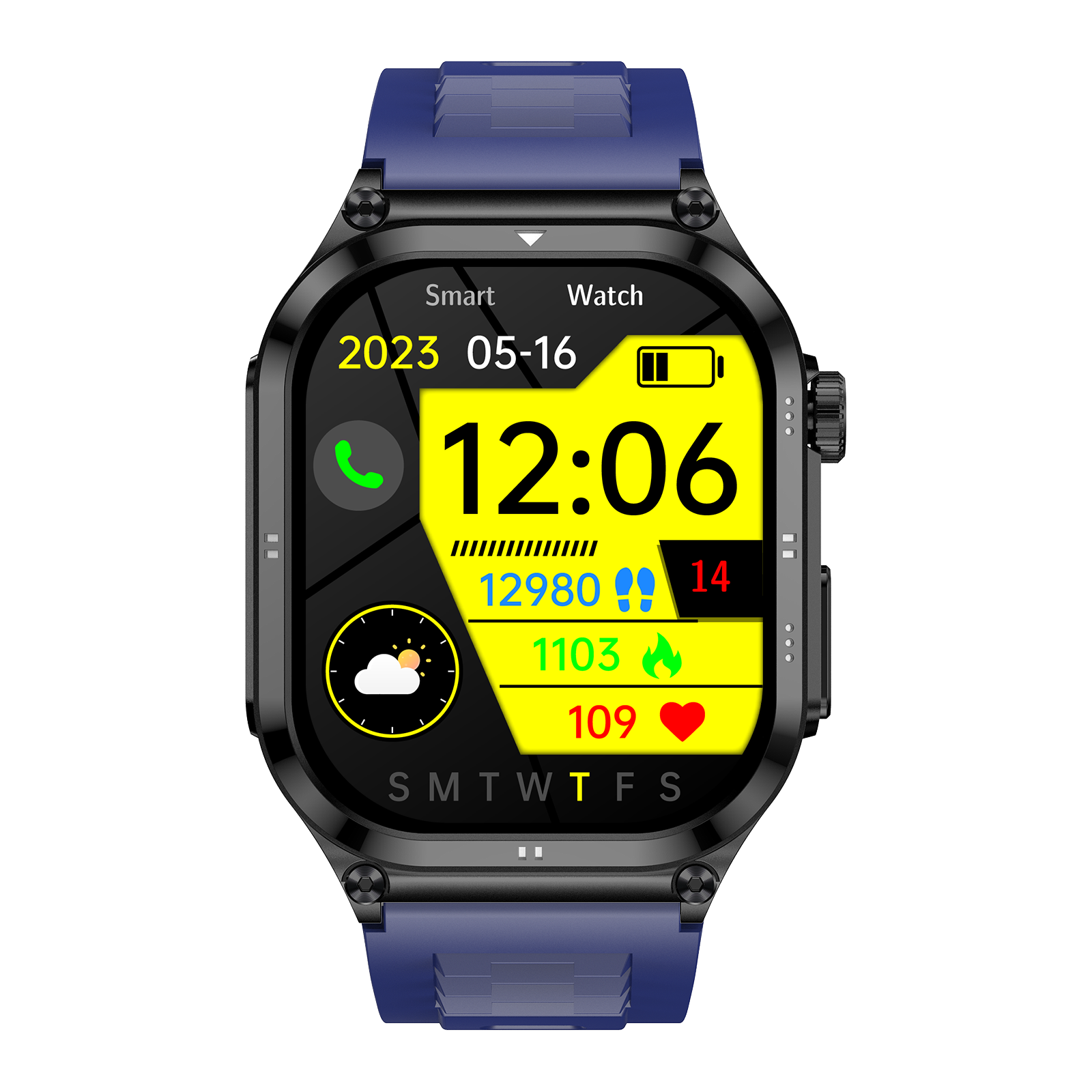 TS281 Outdoor Ecg Amoled Screen Call Health Management Watch