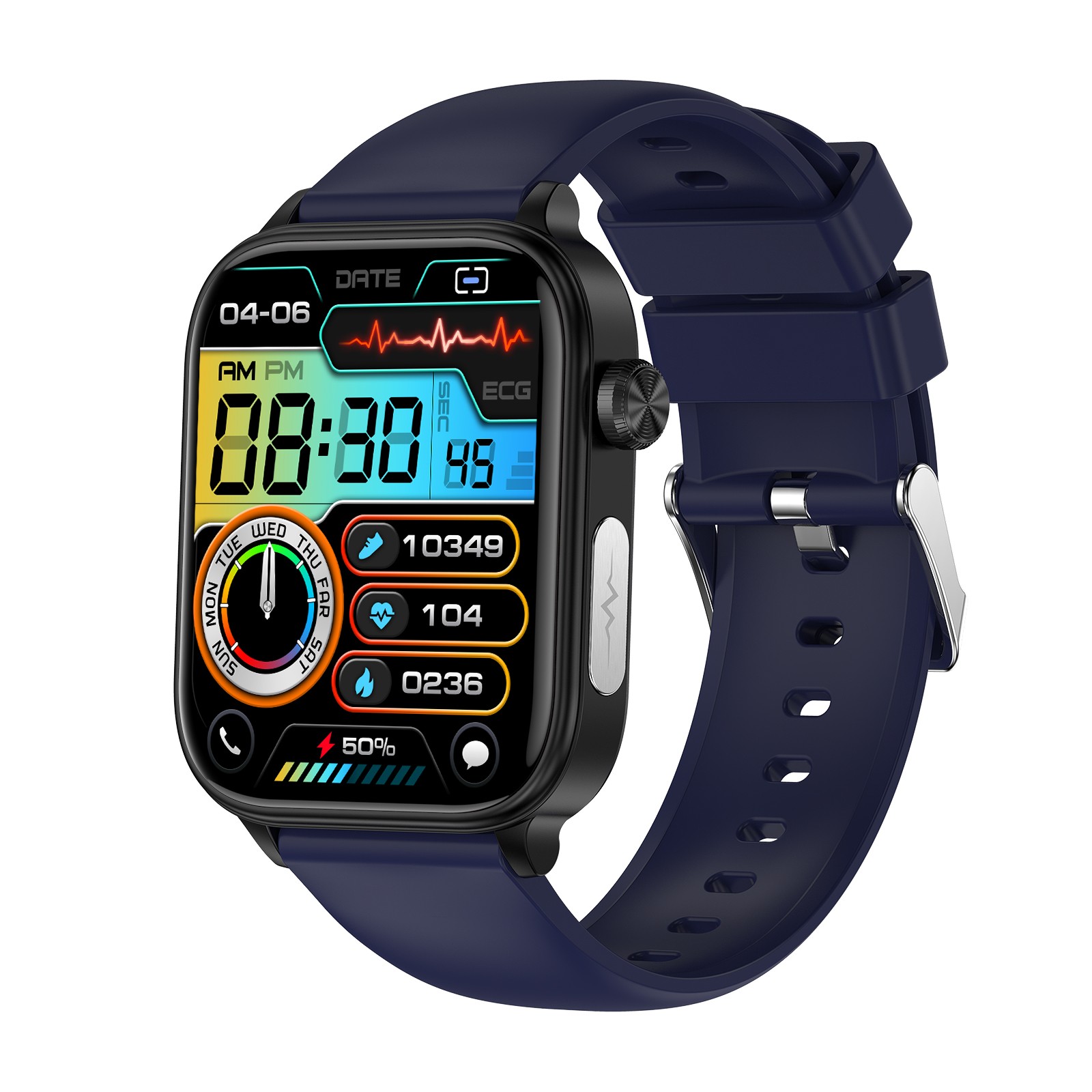 TS570 HRV ECG Health Sport Fitness Monitoring Smart Watch