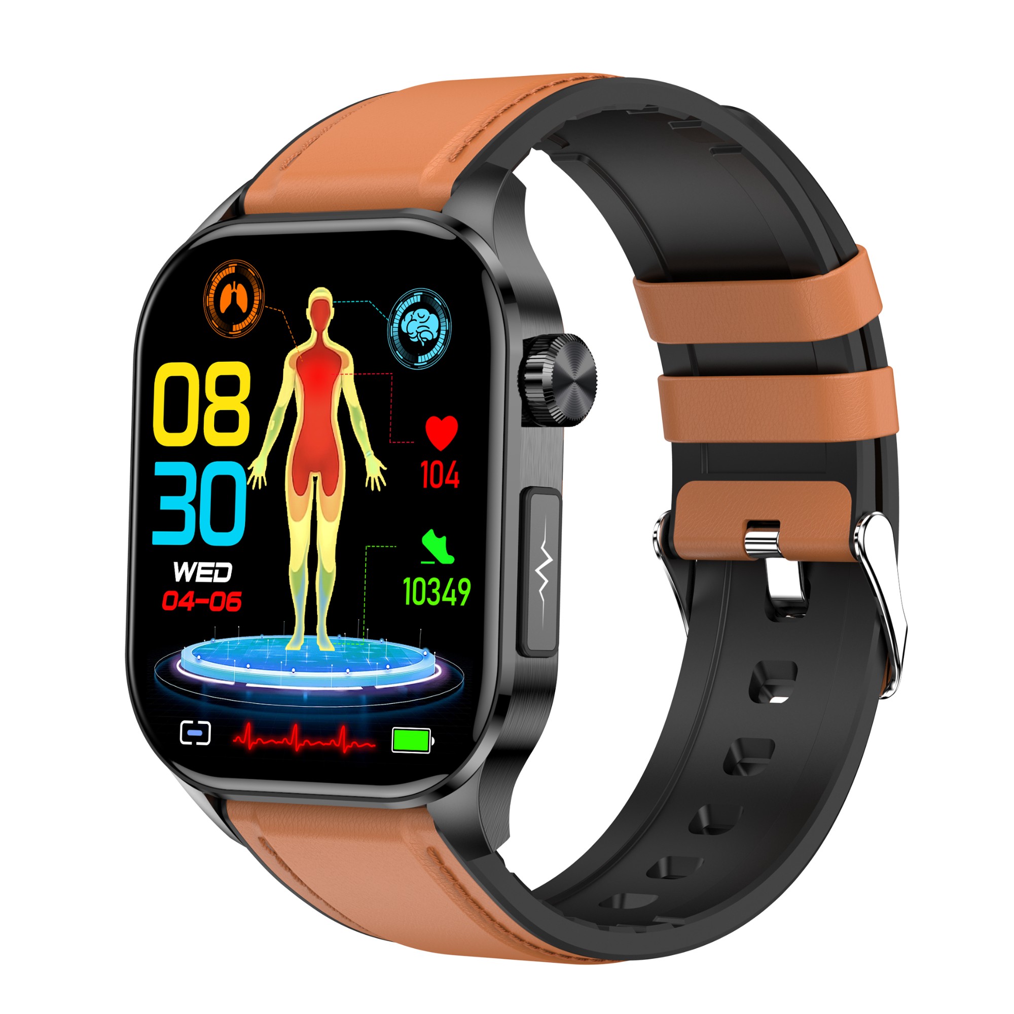 TS580 ECG health micro physical examination smart watch