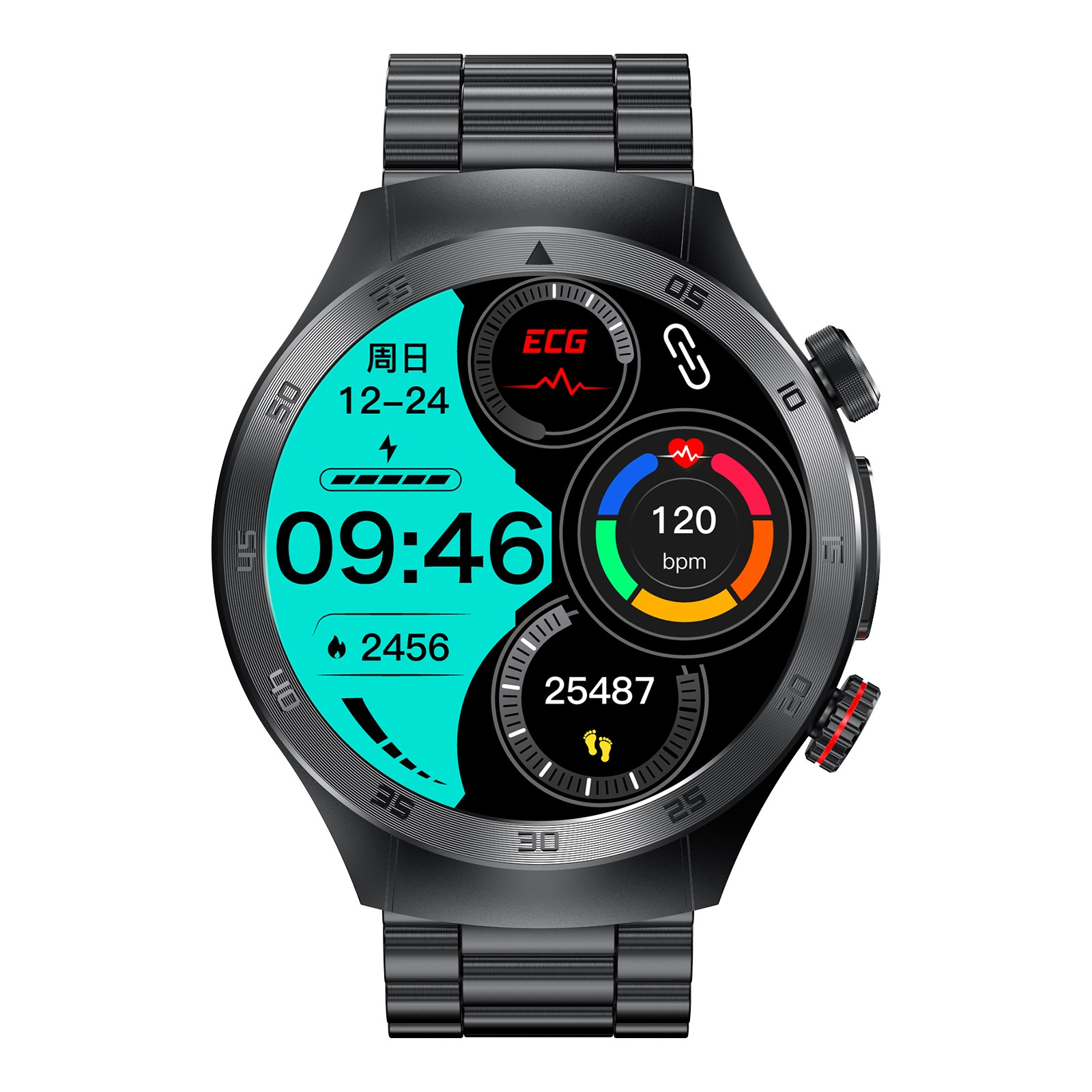 TSE800 2024 New Health Smartwatch ECG Body Temperature Calculator IP68 Waterproof AMOLED Display Smart Watch with Answer Call